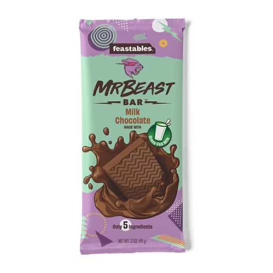 MR BEAST FEASTABLES MILK CHOCOLATE 60 GR
