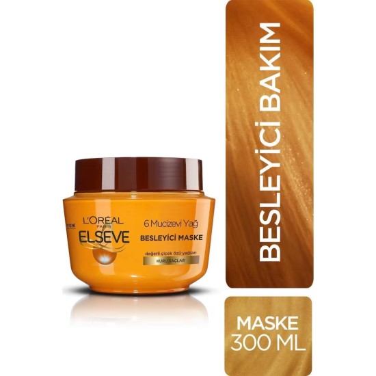 L'OREAL PARIS ELSEVE HAIR MASK 6MIRACLE OIL 300 ML