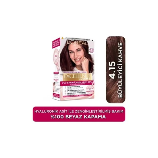 LOREAL EXCELLENCE CREME 4-15 CHARMING COFFEE