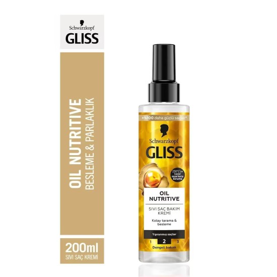 GLISS HAIR CONDITIONER OIL NUTRITIVE 200 ML