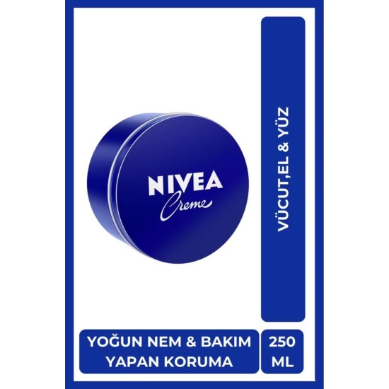 NIVEA KREM TENEKE 250 ML