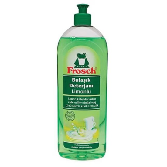 FROSCH DISHWASHER DETERGENT WITH GREEN LEMON 750 ML