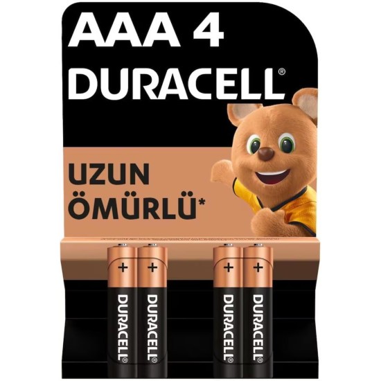 DURACELL AAA INCE KALEM PIL  4LÜ