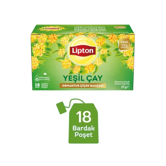 LIPTON YESIL CAY OSMANTUS CICEK BAHCESI 18 LI 27 GR
