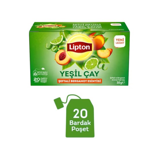 LIPTON YESIL CAY SEFTALI BERGAMOT ESINTISI 30 GR