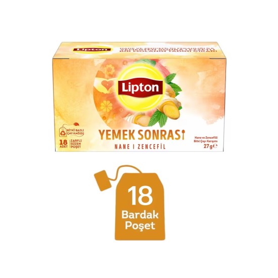 LIPTON YEMEK SONRASI NANE ZENCEFIL 18 LI 27 GR