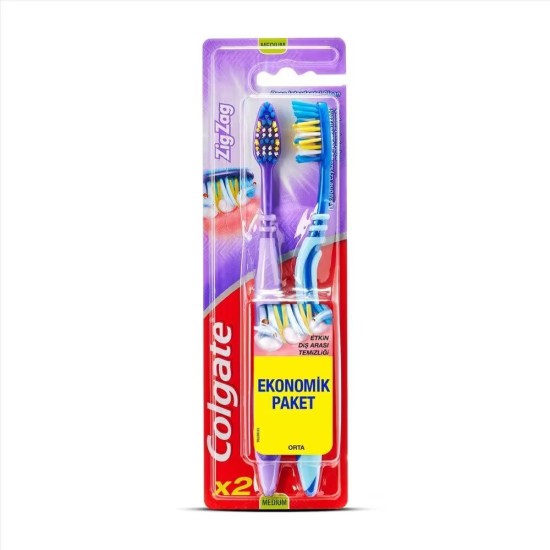 COLGATE TOOTH BRUSH ZIGZAG 1+1