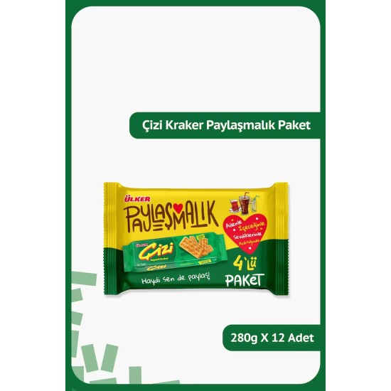 ULKER CIZI KRAKER 4 LU M.P 4 x 70 GR