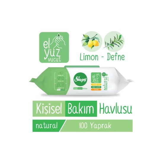 SLEEPY NATURAL KISISEL BAKIM HAVLUSU LIMON DEFNE 100 LU