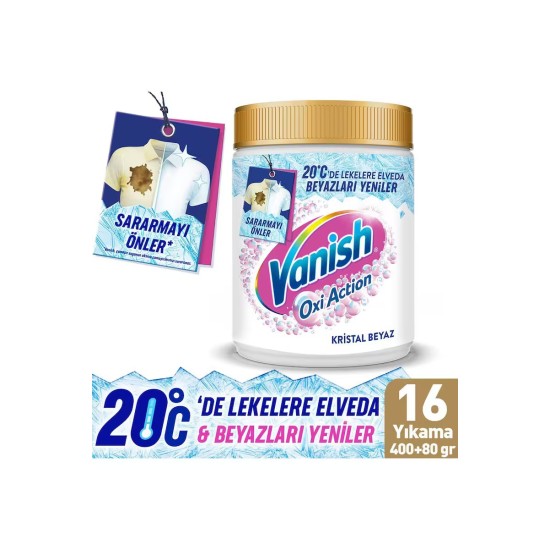 KOSLA VANISH KRISTAL BEYAZ 400 GR