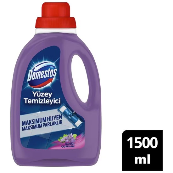 DOMESTOS YUZEY TEMIZLEYICI BAHAR CICEKLERI 1,5 LT