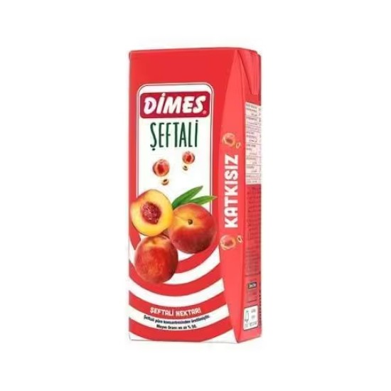 DIMES MEYVE NEKTARI SEFTALI  200 ML