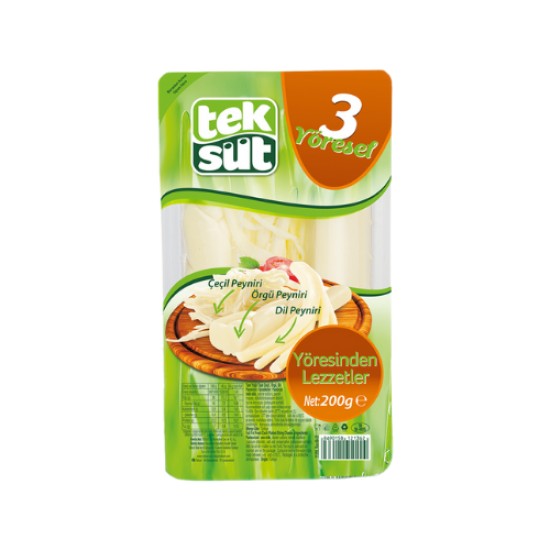 TEKSUT UC YORESEL PEYNIR 200 GR
