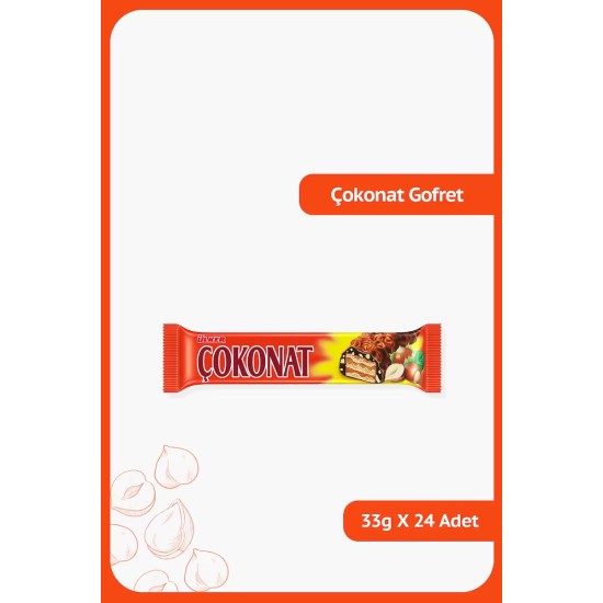 ULKER COKONAT HAZELNUT WAFER 33 GR