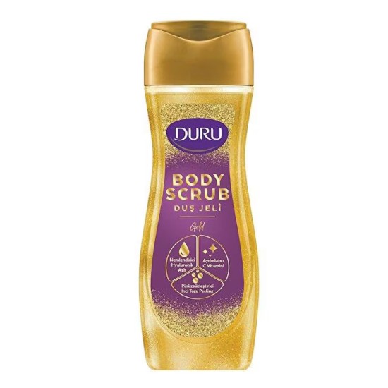 DURU SHOWER GEL BODY SCRUB GOLD 450 ML