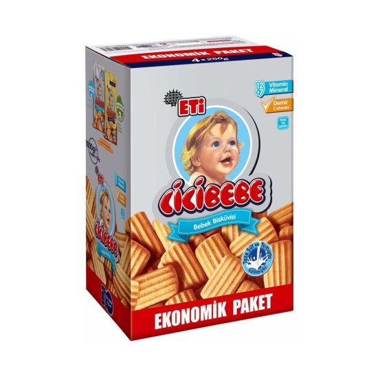 ETI CICIBEBE BISKUVI 1000 Gr.