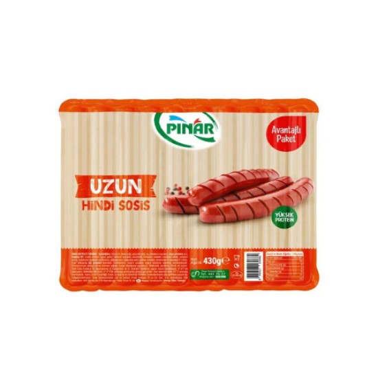 PINAR TURKEY LONG SAUSAGE 430 GR.