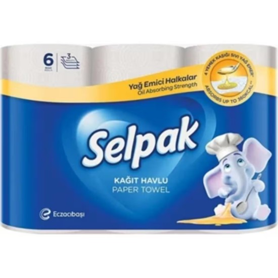 SELPAK HAVLU 6 LI