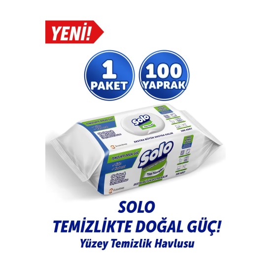 SOLO ULTRA POWER WET TOWEL EUCALYPTUS & GLASS BREEZE