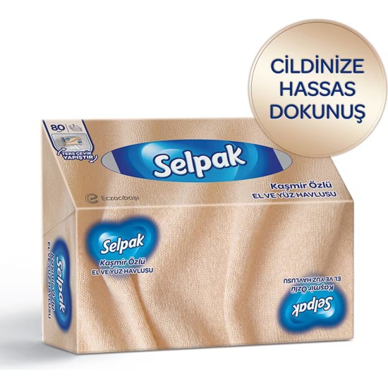 SELPAK EL VE YUZ HAVLUSU KASMIR OZLU