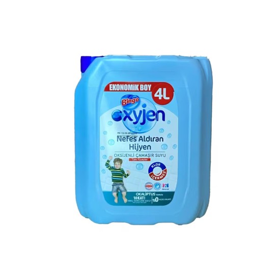 BINGO OXYJEN CAMASIR SUYU OKALIPTUS 4 LT