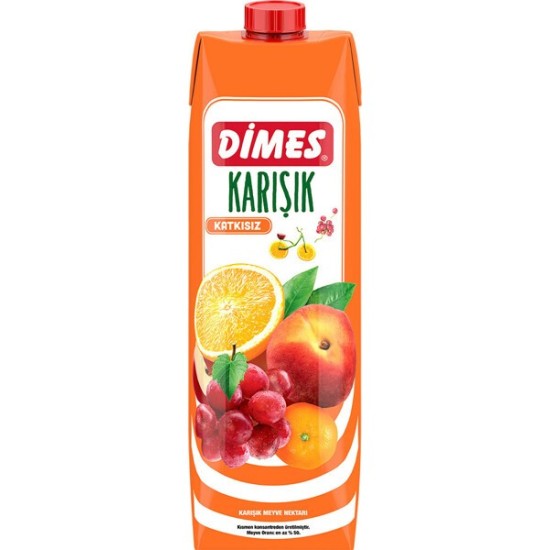 DIMES CAM KARISIK MEYVE NEKTARI 1 LT
