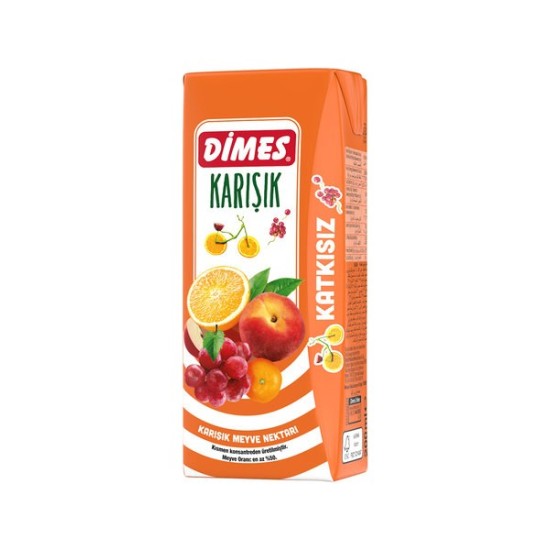 DIMES CAM KARISIK MEYVE NEKTARI 250 ML