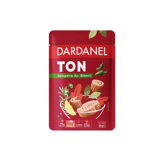 DARDANEL TON JALAPENO ZEYTINYAGLI POSET 80 GR