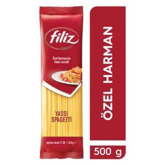 FILIZ YASSI SPAGETTI 500 GR.