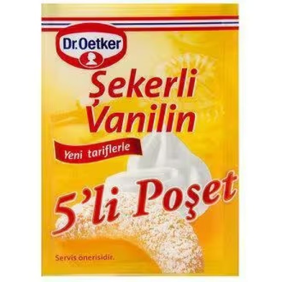 Dr. OETKER SEKERLI VANILIN 5 x 5 GR.