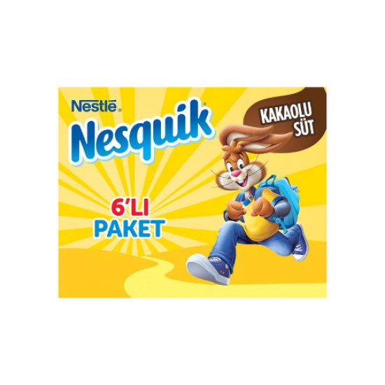 NESTLE NESQUIK KAKAOLU SUT 6 LI