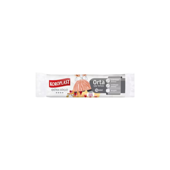 KOROPLAST EXTRA GUCLU ORKIDE BUZLULU COP TORBASI 15 LI
