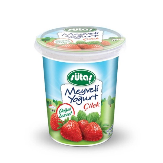 SUTAS FRUIT YOGURT STRAWBERRY 500 Gr.
