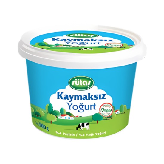 SUTAS YOGURT WITHOUT CREAM 2 Kg.