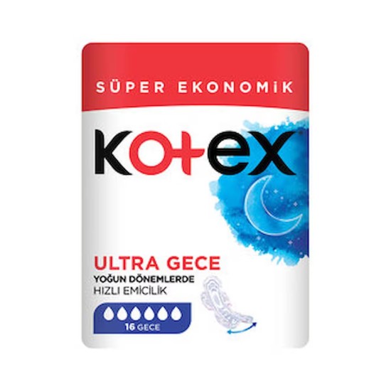 KOTEX ULTRA OUADRO NIGHT 16