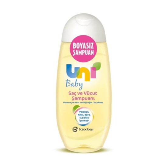 UNI BABY HAIR AND BODY SHAMPOO 200 ML