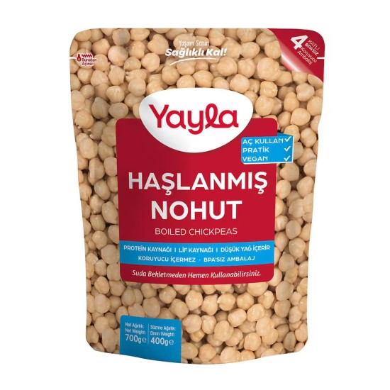 YAYLA HASLANMIS NOHUT 700 GR