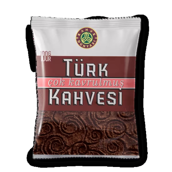 COFFEE WORLD HARD ROASTED TURKISH COFFEE 100 GR