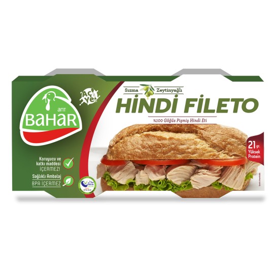 BAHAR HINDI FILETO 2 X 120 GR
