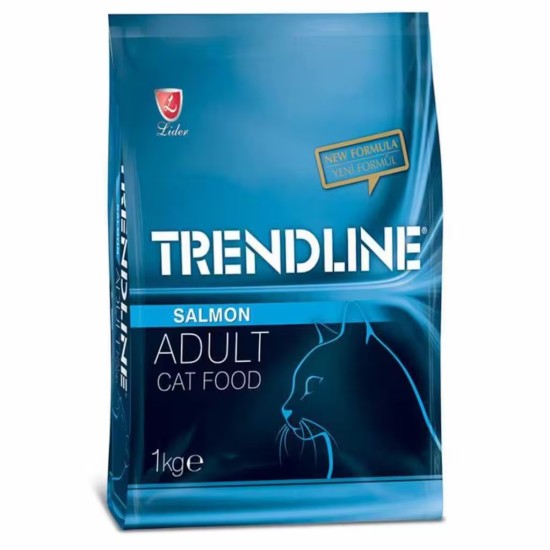 TRENDLINE SALMON ADULT CAT FOOD 1 KG.