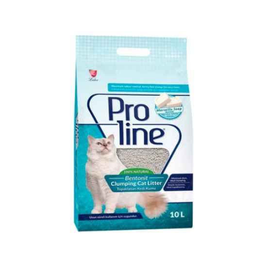 PROLINE KEDI KUMU BEYAZ SABUN KOKULU 10 LT.