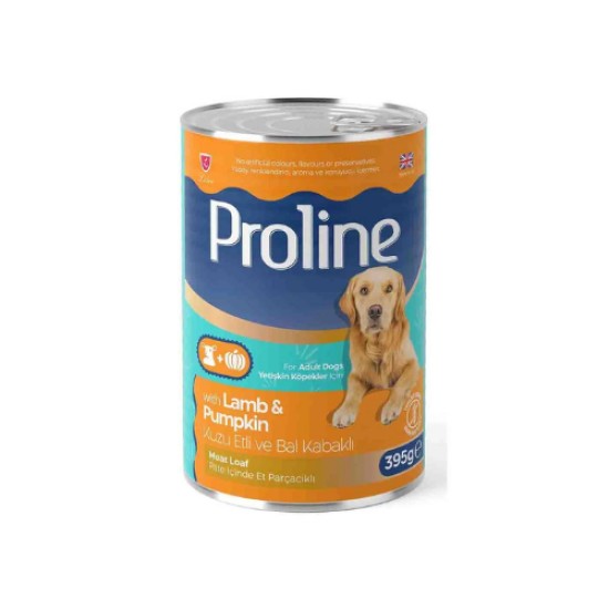 PROLINE KUZU ETLI VE BAL KABAKLI KOPEK MAMASI 395 GR