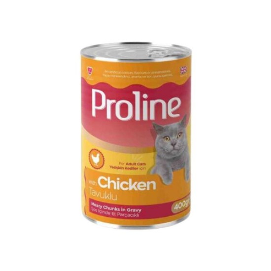PROLINE CANNED CAT FOOD WITH CHICKEN 400 GR