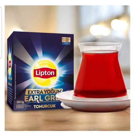LIPTON EXTRA YOGUN EARL GREY TOMURCUK 100 GR