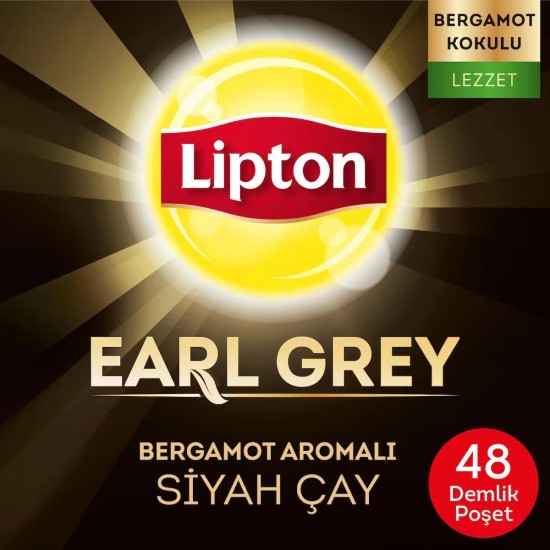 LIPTON EARL GREY BERGAMOT ARO DEMLIK 48 LI