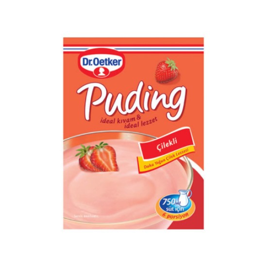 DR OETKER PUDDING WITH STRAWBERRY 125 GR