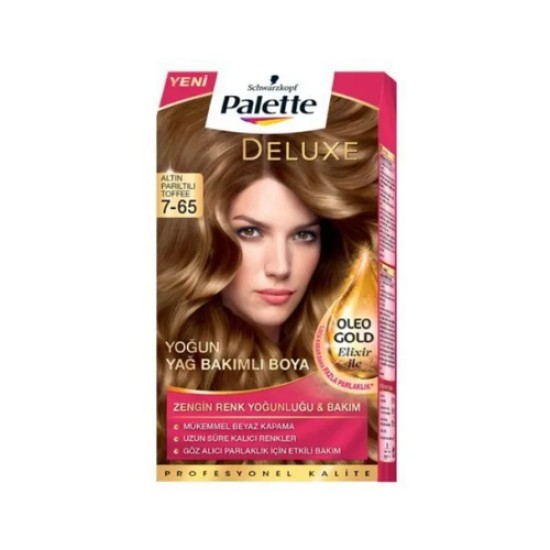 PALETTE DELUXE 7-65 GOLD SHINY TOFFEE PERMANENT