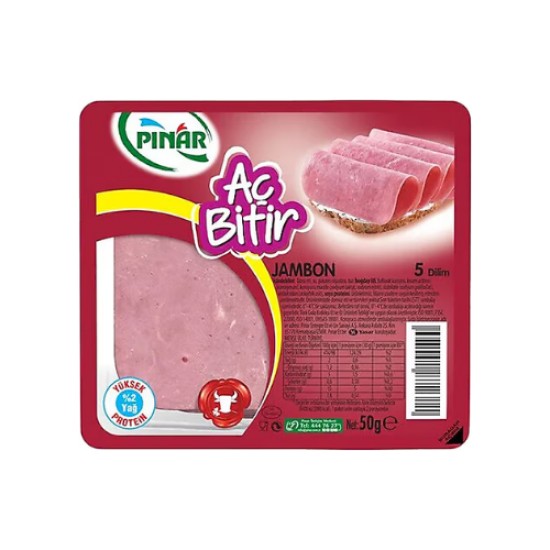 PINAR AC BITIR JAMBON 50 GR