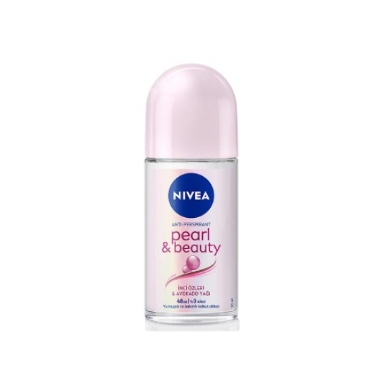 NIVEA ROLL ON WOMEN PEARL \u0026 BEAUTY PEARL ESSENCES \u0026 AVOCADO OIL 50 ML