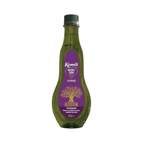 KOMİLİ NATÜREL SIZMA ZEYTİNYAĞI YUMUŞAK 0,5 LT.